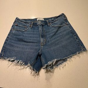 Abercrombie Mom Fit Denim Shorts